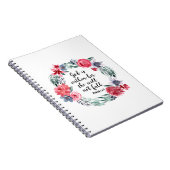 神は彼女によってがころばない彼女の内にあります ノートブック (右側)