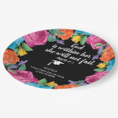 神は彼女のキリスト教の卒業式の中にある ペーパープレート (アングル)