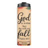 神は彼女のフローラの中にある タンブラー (正面)