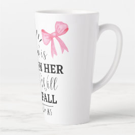 神は彼女のマグカップ内にある カフェラテマグ