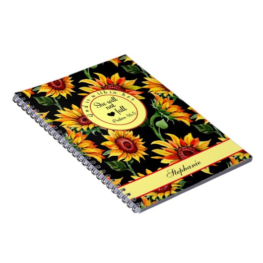 神は彼女の中にいる彼女はひまわりを秋しない ノートブック (右側)