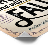 神は彼女の中にいる – ヴィンテージクリスチャンの壁画 ポスター (角)