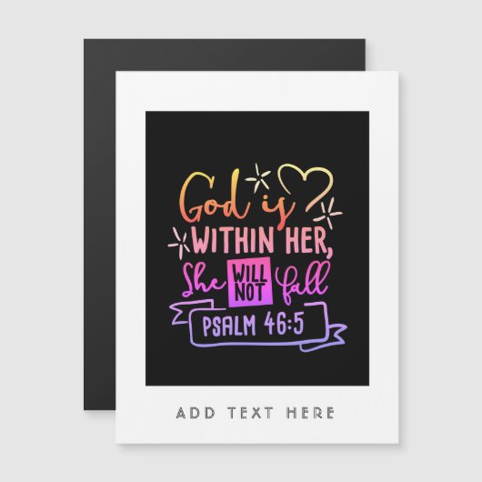 神は彼女の内にあり、彼女は女の子を信仰しない秋 (正面/裏面)