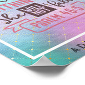 神は彼女の内にあり、彼女は女の子を信仰しない秋 ポスター (角)