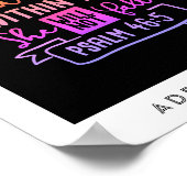 神は彼女の内にあり、彼女は女の子を信仰しない秋 ポスター (角)