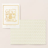 神は彼女の内にあり、彼女は女の子を信仰しない秋 箔カード (ディスプレー)