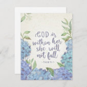 神は彼女の内にあり、彼女は宗教的な地位を秋しない シーズンカード (正面/裏面)