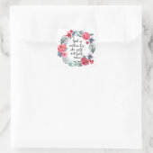 神は彼女の内にあり、彼女は秋しない スクエアシール (バッグ)