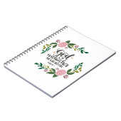 神は彼女の内にあり、彼女は秋しない ノートブック (左側)