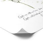 神は彼女の内にあり、詩篇46:5キリスト教のポスター ポスター (角)