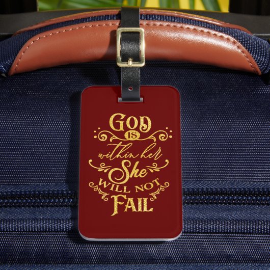 神は彼女の内にある ラゲッジタグ (正面インサイチュ2)