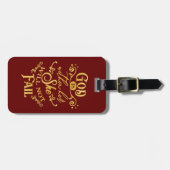 神は彼女の内にある ラゲッジタグ (正面横)