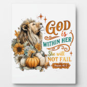 神は彼女の内にいる… フォトプラーク (正面)