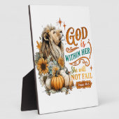 神は彼女の内にいる… フォトプラーク (側面)