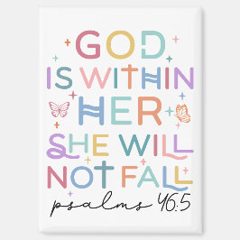 神は彼女の聖書の聖句の磁石の中にある マグネット