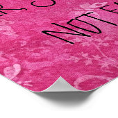 神は彼女の聖書の詩の中にある詩篇46:5 ポスター (角)