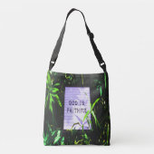 神は忠実なクリスチャン感動的だ クロスボディバッグ (裏面)