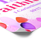 神は忠実なボホクリスチャン10代のガールウォールアート ポスター (角)