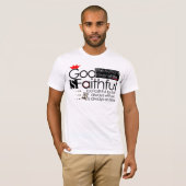 神は忠実な(男性か女性) Tシャツです Tシャツ (正面フル)