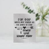 神は恐与えれ聖句の精神を持たない ポストカード (スタンド正面)