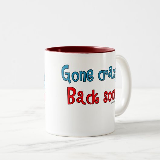 神は愚かな人々を愛さなければなりません ツートーンマグカップ (正面右)