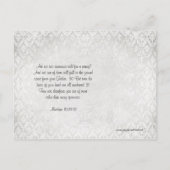 神は愛してるのだから… ポストカード (裏面)