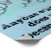 神は愛である1ヨハネ4:8 ポスター (角)