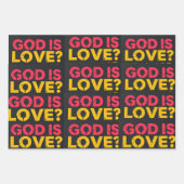 神は愛である:穏やかな思い出 ラッピングペーパーシート (正面3)