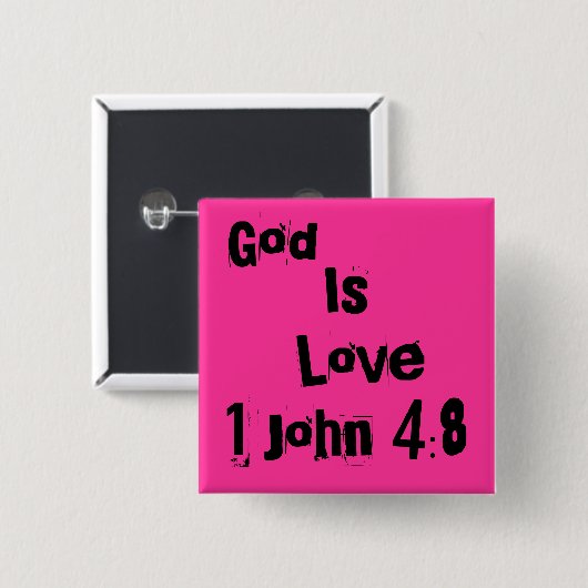 神は愛です 缶バッジ (正面&裏面)