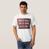 神は愛です Tシャツ (正面フル)