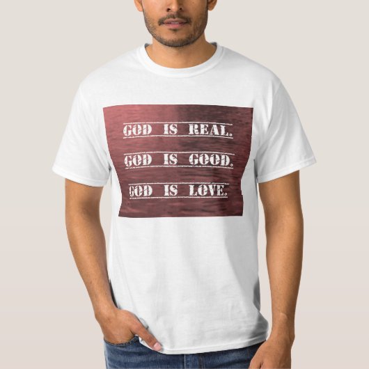 神は愛です Tシャツ (正面)