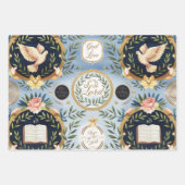 神は愛と平和な鳩である ラッピングペーパーシート (正面)