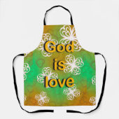 神は愛なり エプロン (正面)
