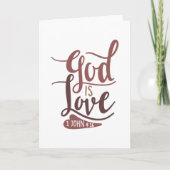 神は愛なり カード (正面)