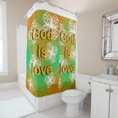 神は愛なり シャワーカーテン (インサイチュ)