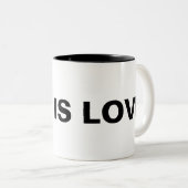 神は愛なり ツートーンマグカップ (正面右)