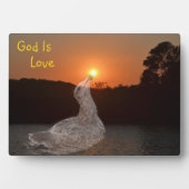神は愛なり フォトプラーク (正面)