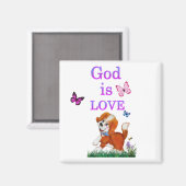 神は愛なり マグネット (正面/裏面)