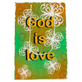 神は愛なり ミディアムペーパーバッグ (裏面)