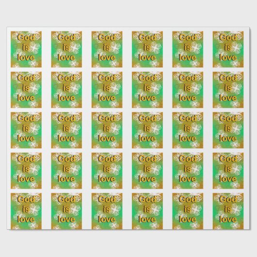 神は愛なり ラッピングペーパー (フラット)