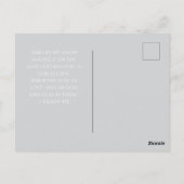 神は愛なり - 個人的なキリスト教 ポストカード (裏面)