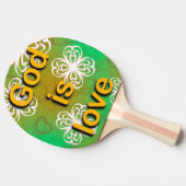 神は愛なり 卓球ラケット (横)