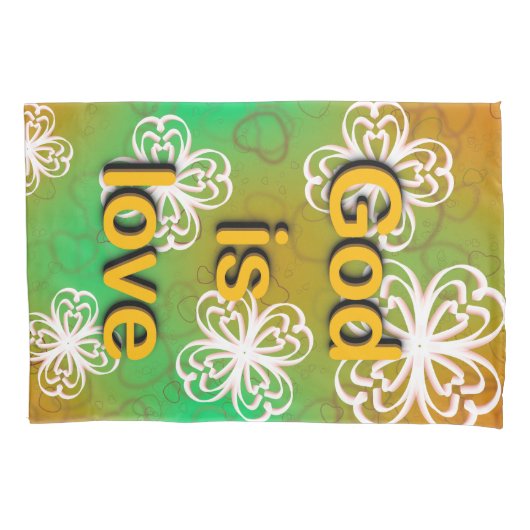 神は愛なり 枕カバー (正面)