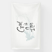 神は愛なり 横断幕 (縦)