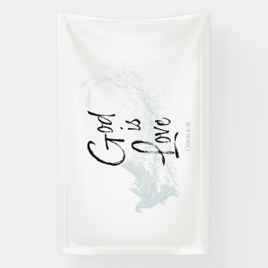 神は愛なり 横断幕 (縦)