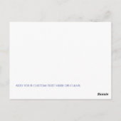 神は愛なり | 自然フォトクリスチャンカスタム文字 ポストカード (裏面)