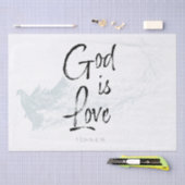 神は愛なり 薄葉紙 (クラフト)