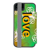 神は愛なり INCIPIO iPhoneウォレットケース (フォリオ裏面)