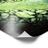 神は愛のハートロック8 x 10 フォトプリント            (角)