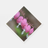 神は愛のハート スタンダードランチョンナプキン (角)